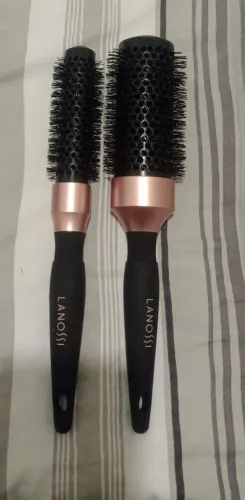 Kit escova de cabelo lanossi 