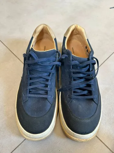 Tênis Osklen Hybrid Laces Nobuck Azul Marinho Tam 43 Original