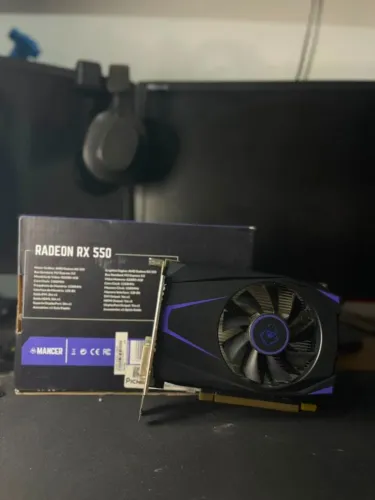 Placa de Vídeo Mancer Radeon RX 550 4GB GDDR5 - Com Caixa Original