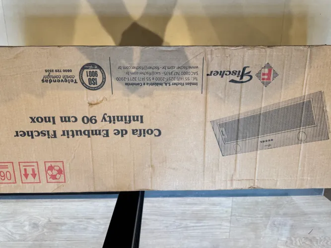 Coifa De Embutir 90cm Inox Infinity 220v Fischer