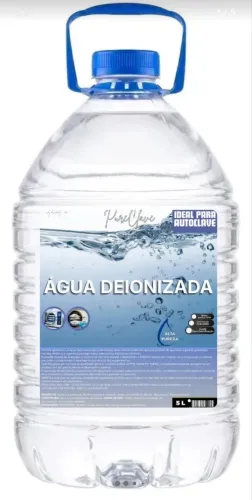 2 Galões Água Deionizada (Destilada) 10L