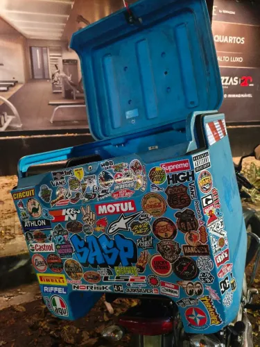 Baú moto entregas motoboy