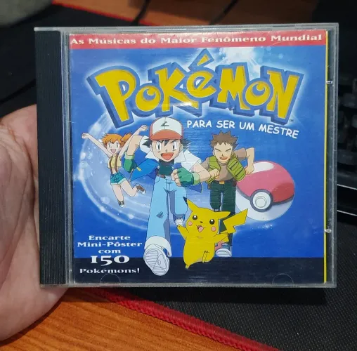 CD Pokémon - Para ser um mestre - Completo e sem riscos.