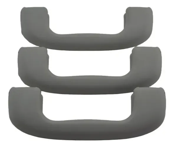 Kit 3 Puxador Alça Pqp Teto Tracker 2021 Origin Cinza