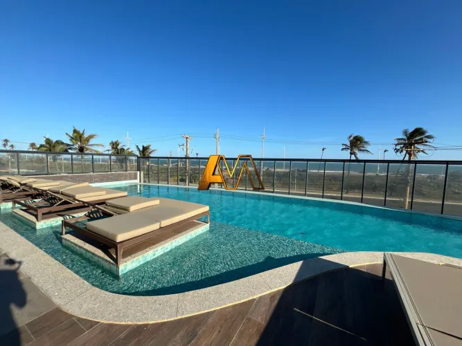 APTO ANDAR ALTO COM VISTA MAR EM JAGUARIBE