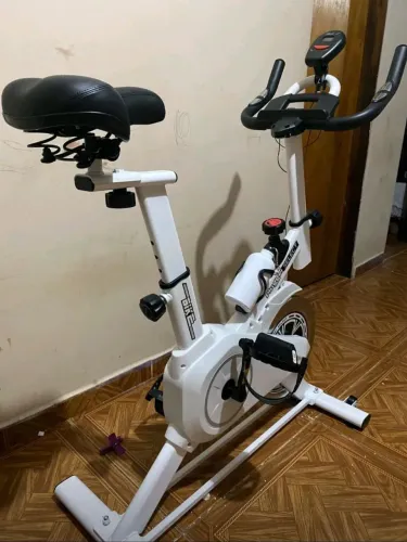 Bicicleta Ergométrica Spinnig 120kg - Branca