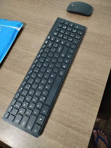 Kit Teclado e Mouse sem fio wireless - "RETIRADA NO LOCAL !!!" - LÊIA A DESCRIÇÃO!!!!