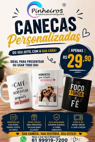 Canecas personalizadas