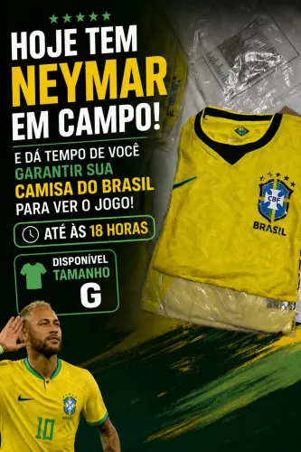 Camisa do Brasil modelo jogador 