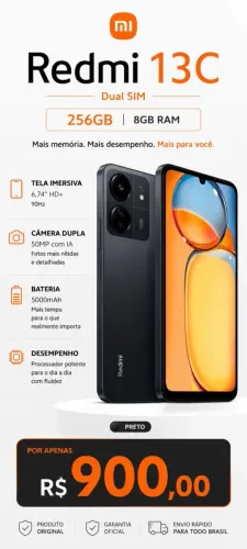 REDMI 13C / 256GB / 8GB RAM