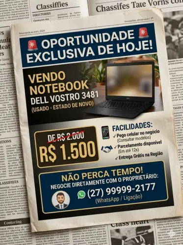 Notebook Dell usado