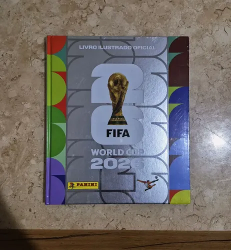 Álbum prata capa dura copa 2026