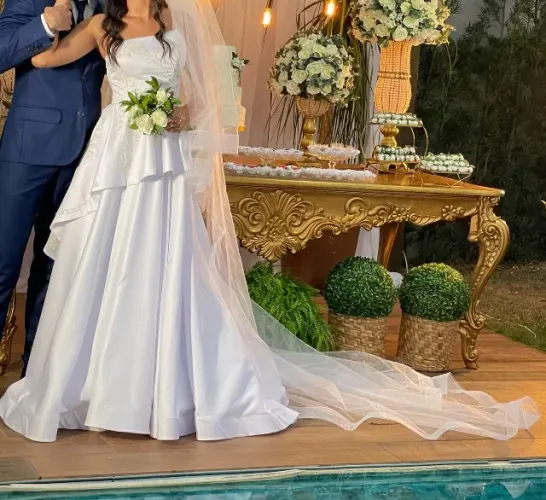 Vestido de noiva TAM 36/38- usado 1x