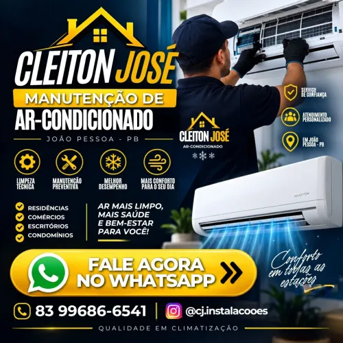 Instalação e manutenção de ar condicionado
