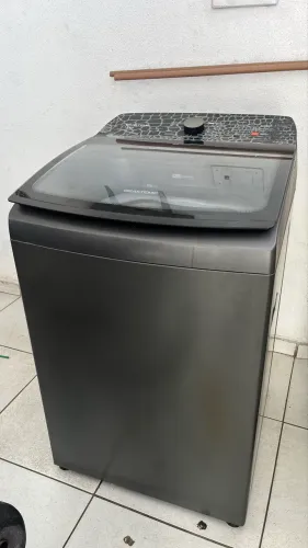 MÁQUINA DE LAVAR BRASTEMP INOX 12k NO PLÁSTICO AINDA !