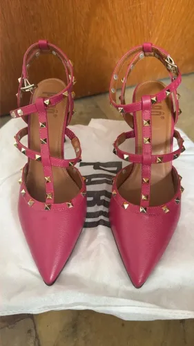 slingback parô tachas rosa 38