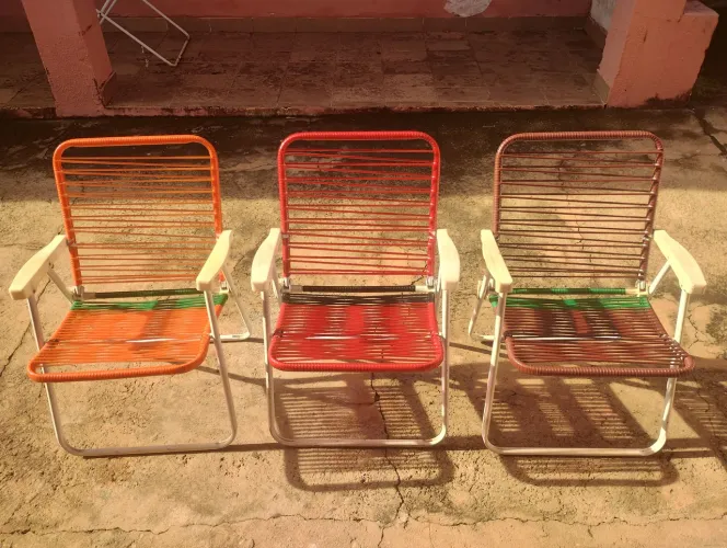 Vendo 3 Cadeiras de Praia