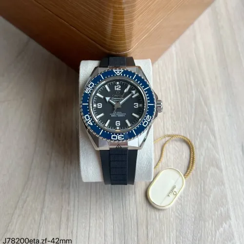 OMEGA Seamaster Planet Ocean 600m/ Bezel- azul/ S.C