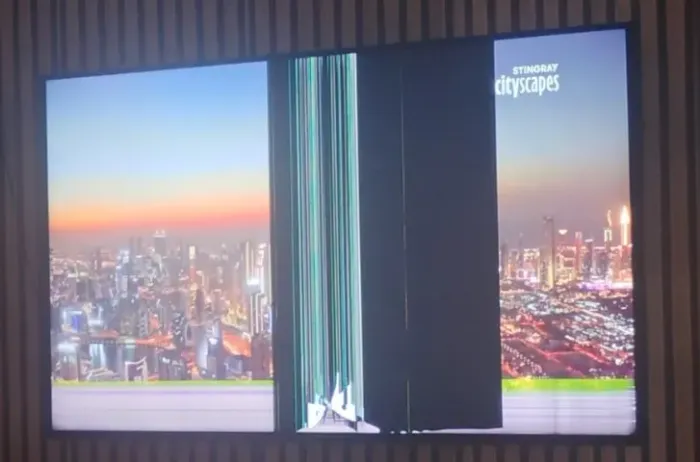 Tv LG 60 Polegadas com tela danificada