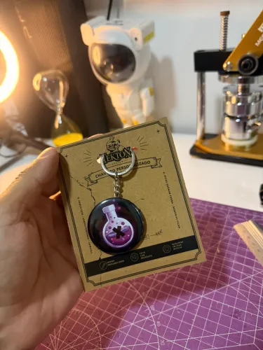 Botton chaveiro Personalizado - Sua marca 44mm