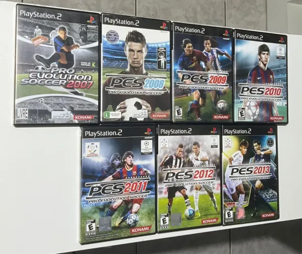 Coleção pes ps2 original 
