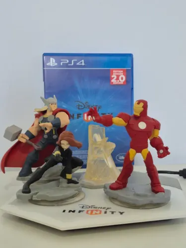 Disney Infinity (base PS3, PS4, PS5, Wii e Wii U) + Disney Infinity 2.0 PS4/PS5 + Avatares