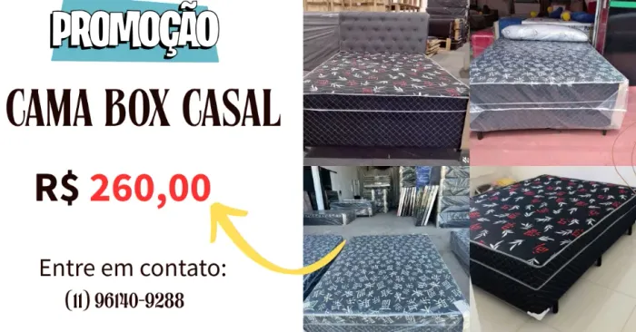 cama box casal (promoção)
