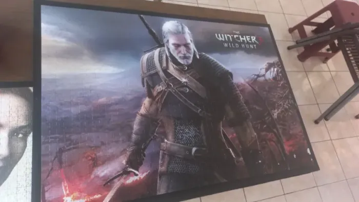 Quadro Quebra-Cabeças Gigantesco Witcher 3