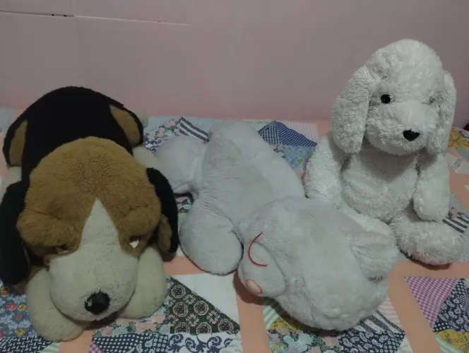 Lote 3 Ursos Grandes Para aproveitar Para Crianças ou Pets. 65x35 / 60x30 / 45x30 