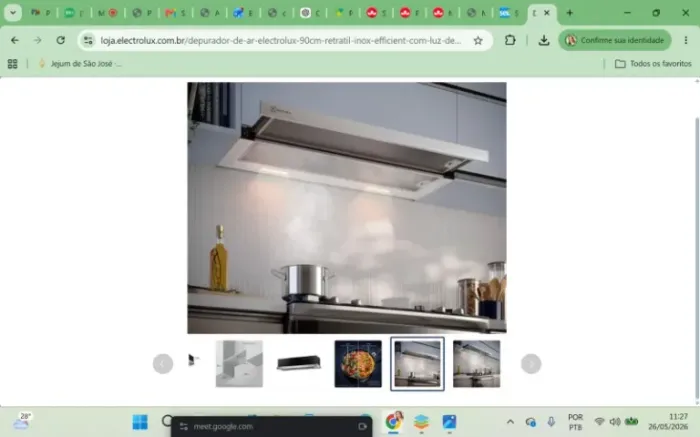 Depurador retrátil Eletrolux Novo
