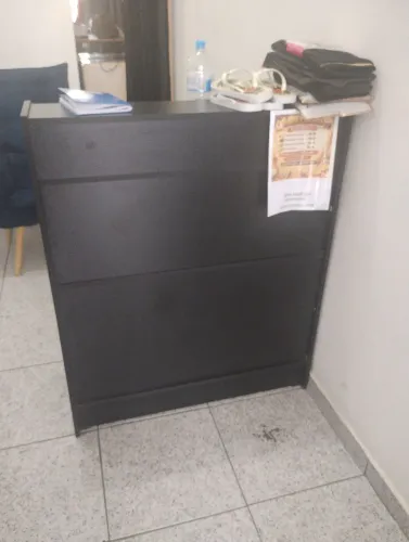 Balcão caixa com gaveta