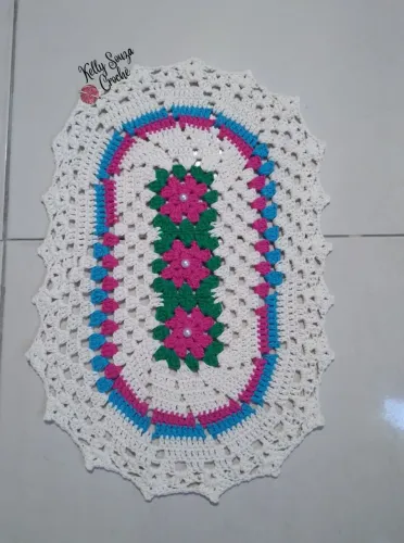 Tapete de crochê