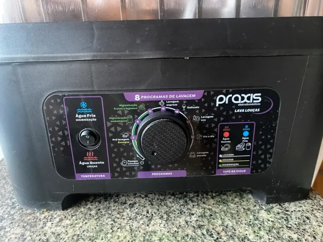 Lava Louças Praxis Portátil LLPP 2.0 Semi-Automática 127V Preto