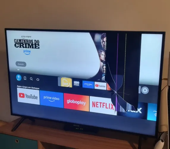 TV Samsung com defeito