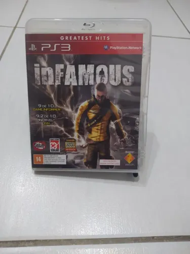 JOGO ORIGINAL PS3 - INFAMOUS GREATEST HITS CIB