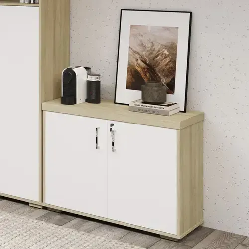Balcão para Escritório Tamburato com 2 Portas