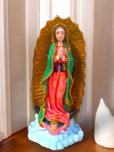 Imagem Sacra de Nossa Senhora de Guadalupe 30cm