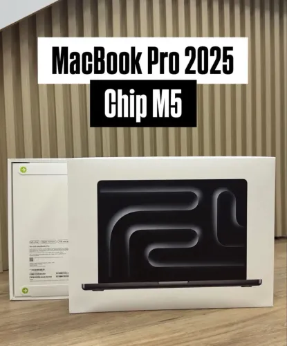 MacBook Pro M5 16 De Ram 512 GB 14 POL (LOJA FÍSICA) NOVO LACRADO ATÉ 21 VEZES