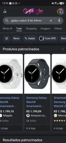Smartwatch galaxy watch8 44mm LTE