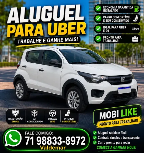 Aluguel Uber 99Pop InDrive