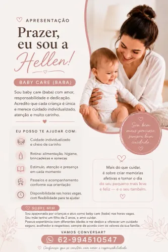 Sou babá freelancer 
