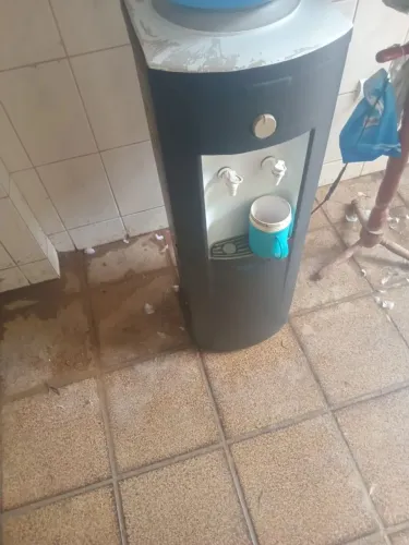 Bebedouro gela água