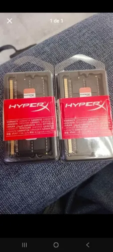 Ddr3 hyperx 1600 8gb nova