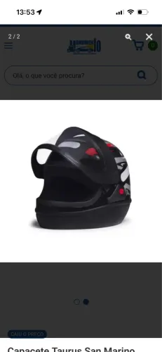 Capacete Taurus San Marino Grafic Preto 58 novo