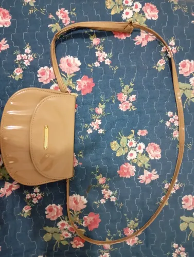 Bolsa Feminina Nude Bege - Alça de Ombro