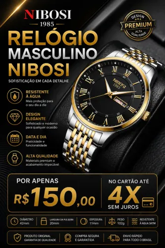 Relógio masculino