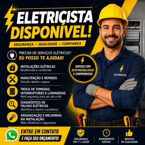 Eletricista Disponível 
