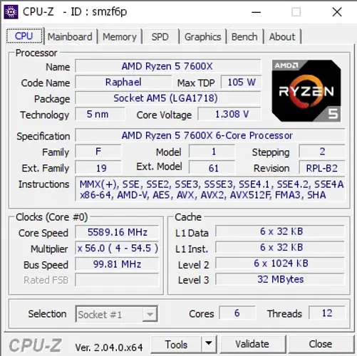 ryzen 7600x