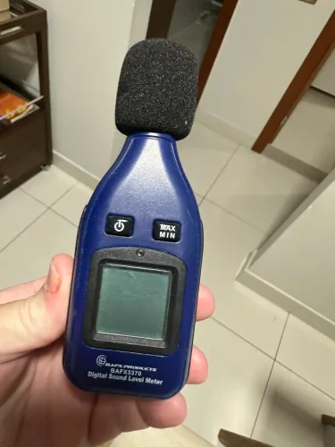 Decibelímetro Digital BAFX3370 - Medidor de Ruído Profissional