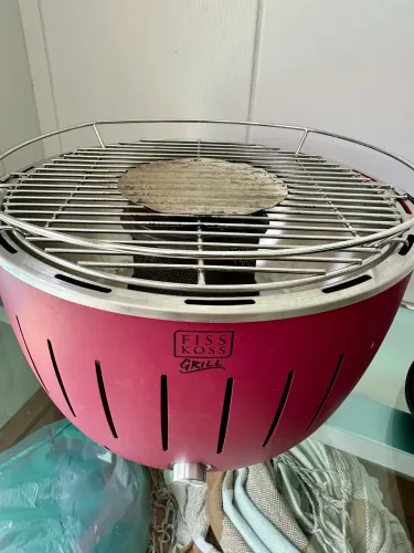 Churrasqueira Móvel Fiss Koss Grill Portátil 35cm